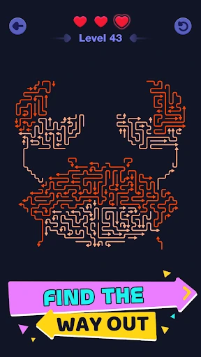 Gameplay screenshot 2 from Arrow Clear Master: Color Maze - Casual game